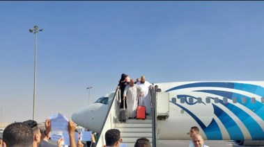 مطار القاهرة يستقبل الحجاج