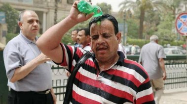 ارتفاع درجات الحرارة في مصر