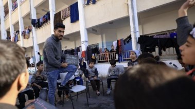 مدرسة في غزة جرى استخدامها مأوى للنازحين