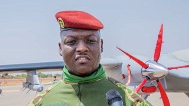 قائد المجلس العسكري في بوركينا فاسو، إبراهيم تراوري