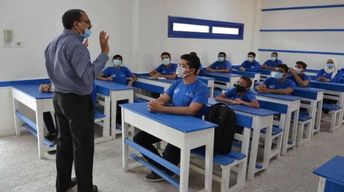 طلاب داخل أحد مدارس القاهرة - صورة أرشيفية طلاب داخل أحد مدارس القاهرة - صورة أرشيفية