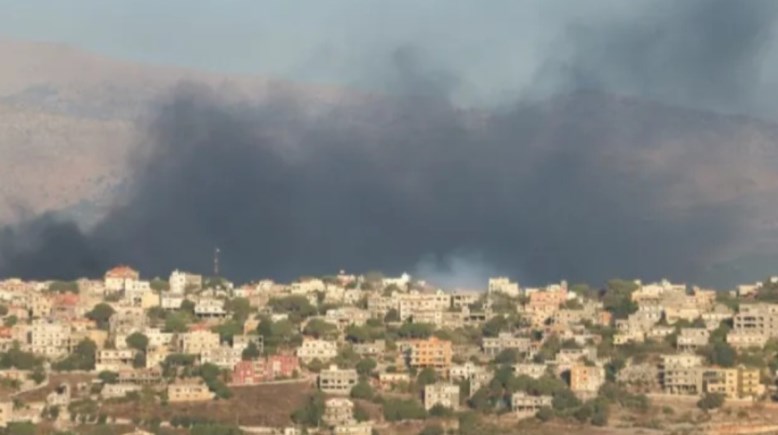 صورة أرشيفية لغارات إسرائيلية ضد جنوب لبنان 