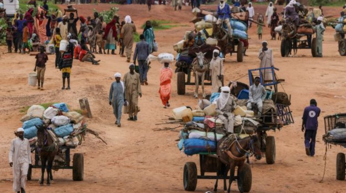 نزوح جماعي في السودان 