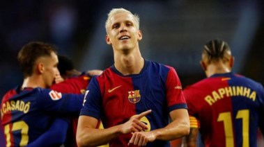 داني أولمو لاعب برشلونة 