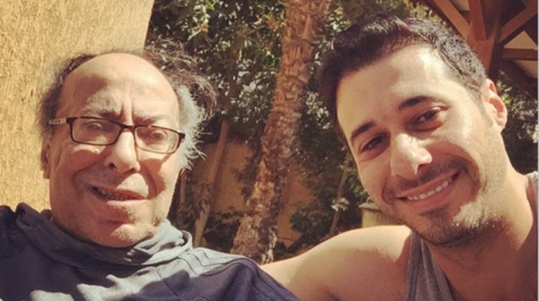 أحمد السعدني ووالده صلاح السعدني