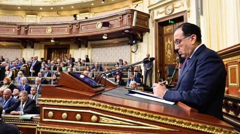 رئيس الوزراء مصطفى مدبولي في البرلمان