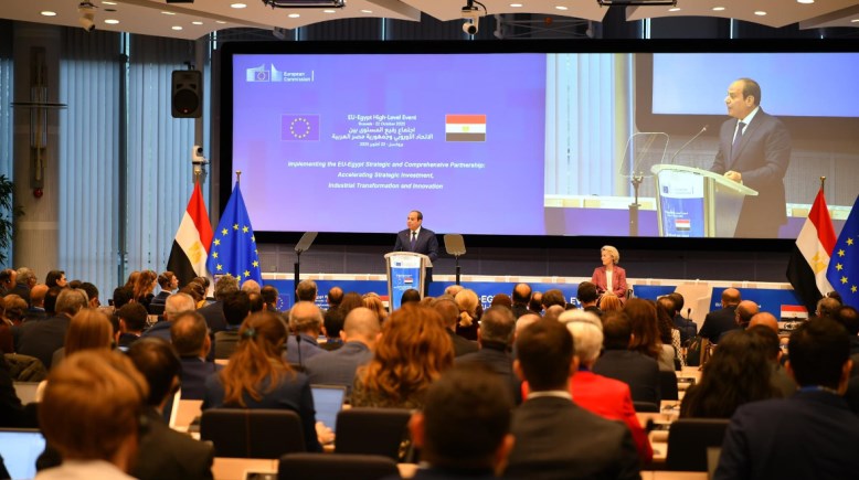 القمة المصرية الأوربية في بروكسل