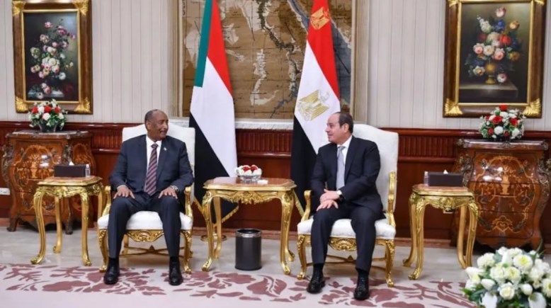 السيسي والبرهان في لقاء سابق السيسي والبرهان في لقاء سابق
