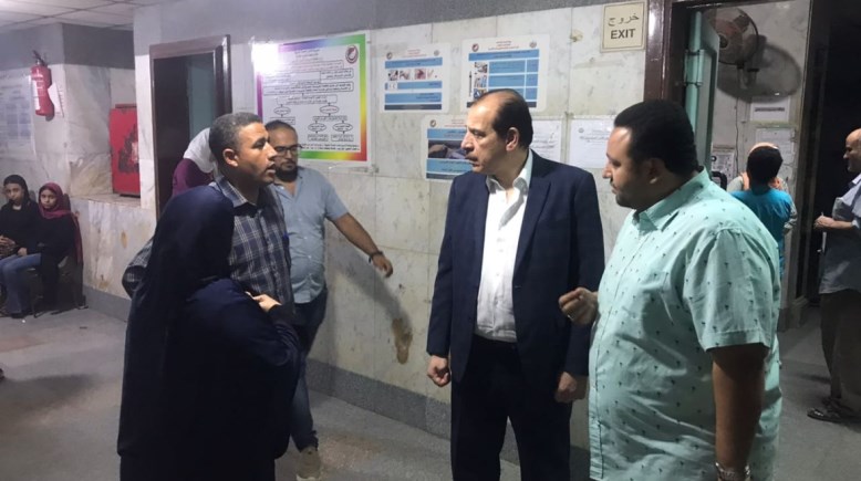 زيارة نائب وزير الصحة لمستشفى كفر الزيات