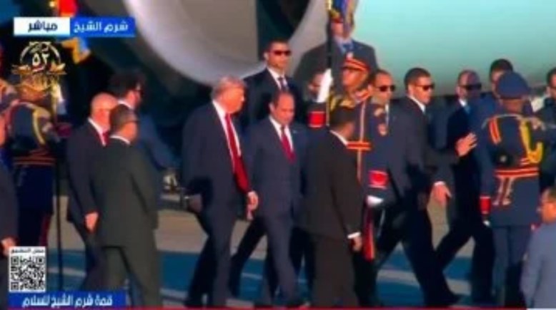 الرئيس عبد الفتاح السيسي يستقبل نظيره الأمريكي دونالد ترامب