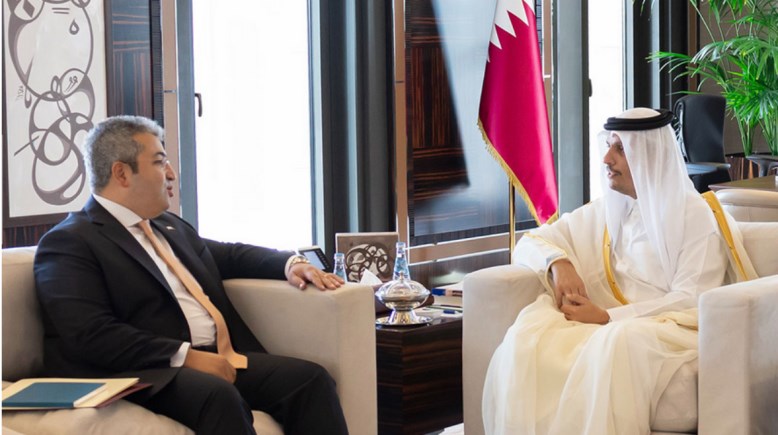  رئيس الوزراء القطري يستقبل السفير المصري في قطر