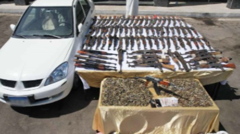 جانب من المضبوطات جانب من المضبوطات