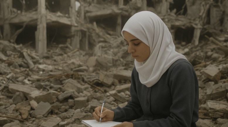 المذاكرة وسط الركام - أرشيفية 
