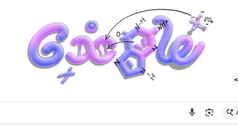 جوجل يحتفل بالـ DNA جوجل يحتفل بالـ DNA