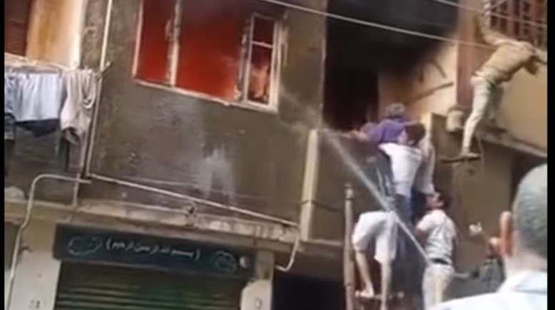 جانب من الحادث جانب من الحادث