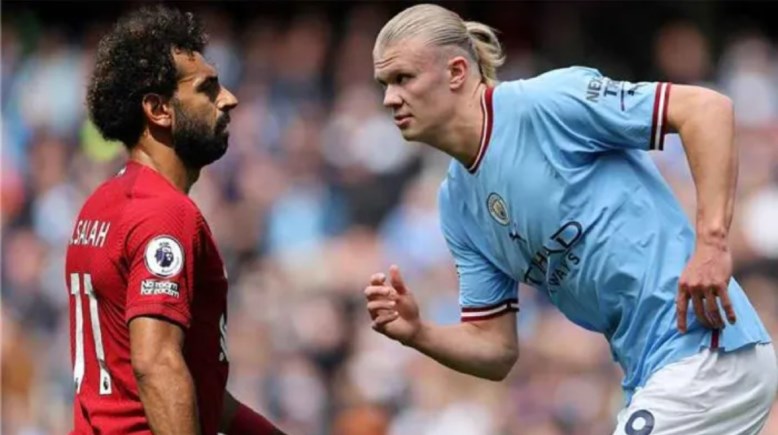 محمد صلاح و إيرلينج هالاند 