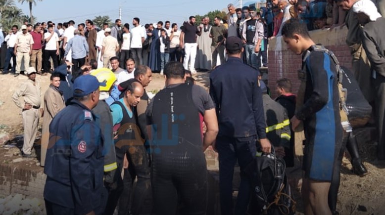سقوط تروسيكل محمل بأطفال مدارس بأسيوط 