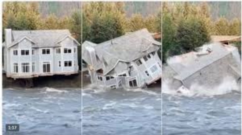 نزوح 2000 شخص جراء فيضانات ألاسكا