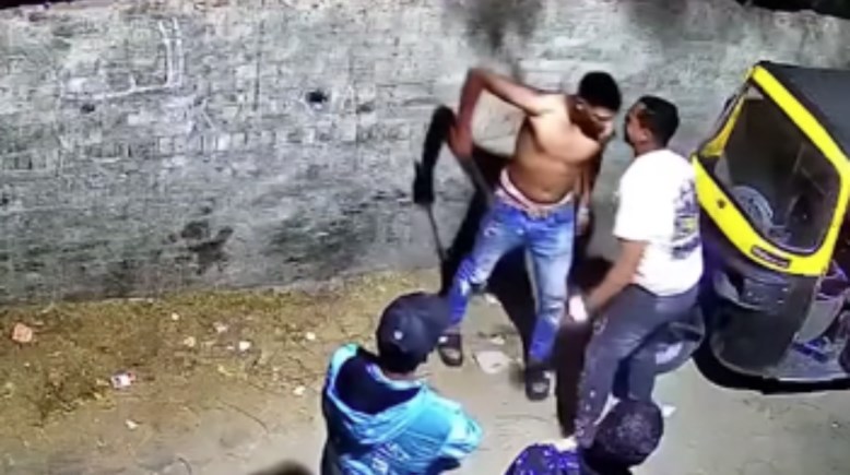 المتهم وجانب من الواقعة 