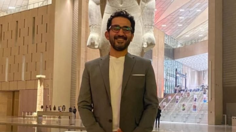 أحمد حلمي في المتحف المصري الكبير أحمد حلمي في المتحف المصري الكبير
