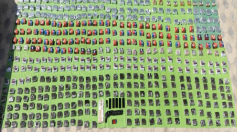 جانب من المضبوطات 