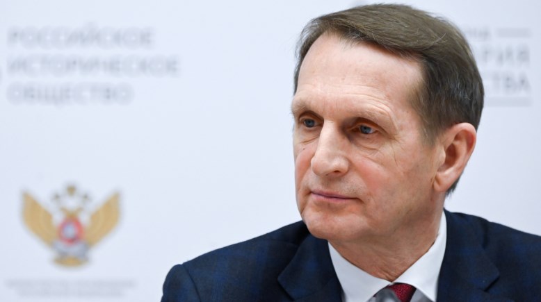 رئيس جهاز الاستخبارات الخارجية الروسية، سيرجي ناريشكين