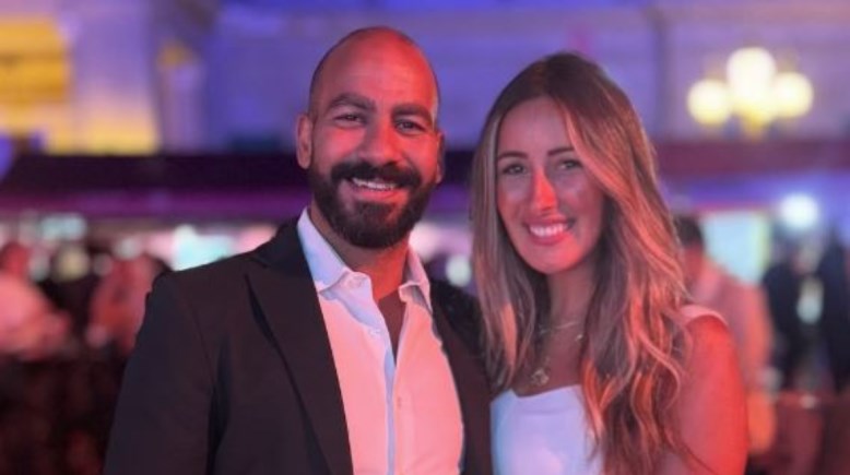 جيلان علاء وزوجها عز