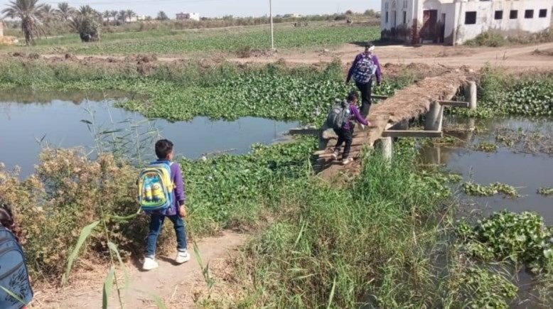 كوبري مشاة منطقة الغنايمة كوبري مشاة منطقة الغنايمة