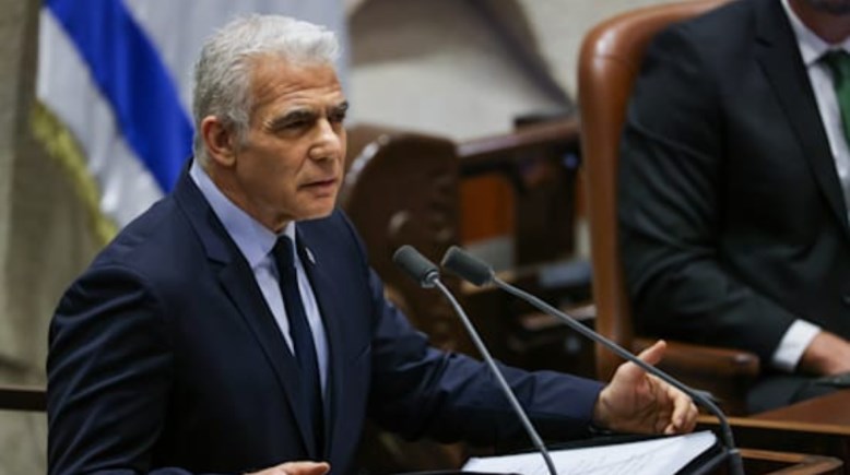 يائير لابيد زعيم المعارضة الإسرائيلية  يائير لابيد زعيم المعارضة الإسرائيلية