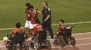 إصابة حسين الشحات أمام كهرباء الإسماعيلية