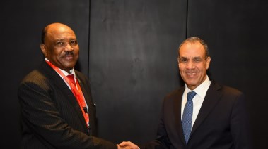 وزير الخارجية بدر عبدالعاطي ونظيره السوداني  وزير الخارجية بدر عبدالعاطي ونظيره السوداني