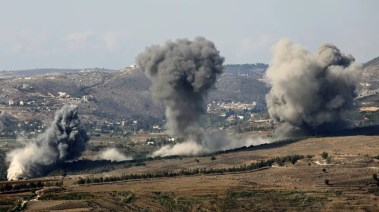 إسرائيل تقصب لبنان  إسرائيل تقصب لبنان