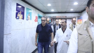 نائب رئيس مجلس الوزراء وزير الصحة والسكان، الدكتور خالد عبد الغفار في مستشفى منشية البكري العام