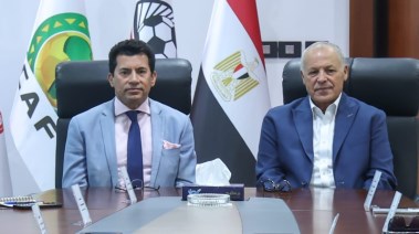 أشرف صبحي وهاني أبو ريدة أشرف صبحي وهاني أبو ريدة