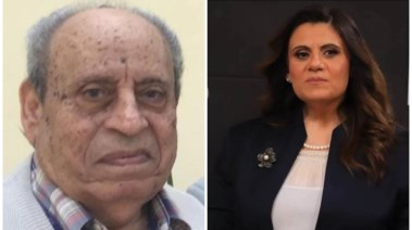 وزيرة الهجرة السابقة سها جندي ووالدها
