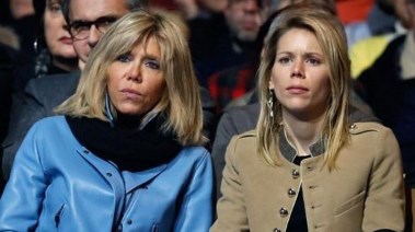 بريجيت ماكرون وابنتها تيفين بريجيت ماكرون وابنتها تيفين