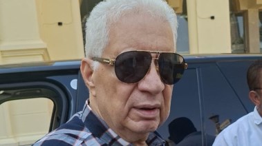 مرتضى منصور يصل مستشفي العجوزة 