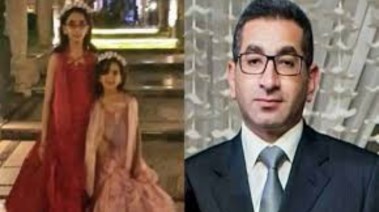 الشهيد أحمد فايز وابنيته 
