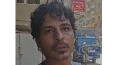عادل السيد حارس عقار فيصل المحترق