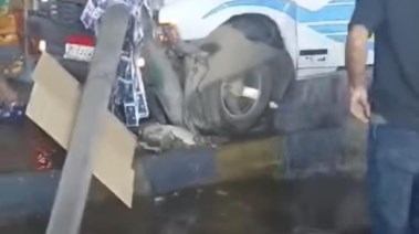 جانب من حادث عزبة النخل 