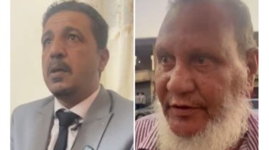 لحاج غريب ضحية الصفع بالسويس ومحاميه لحاج غريب ضحية الصفع بالسويس ومحاميه
