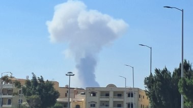 صور تصاعد الأدخنة ببعض مناطق شرق القاهرة 