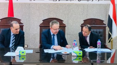 المستشار هشام عبد المجيد والمستشارين يوسف شومان وعبد الحليم صالح