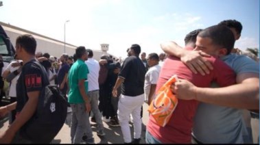 جانب من المفرج عنهم بقرار عفو