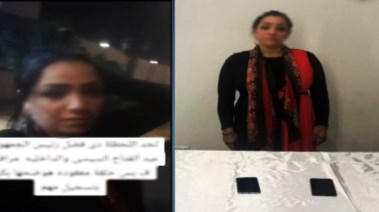 المتهمة وجانب من الواقعة