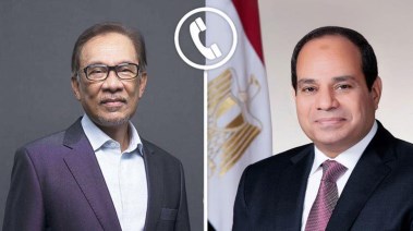 الرئيس عبد الفتاح السيسي ورئيس وزراء ماليزيا أنور إبراهيم