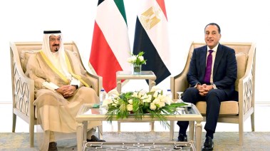 رئيس الوزراء، مصطفى مدبولي ورئيس الوزراء الكويتي، الشيخ أحمد عبد الله الأحمد الصباح