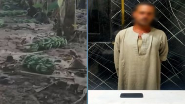 المتهم وجانب من الواقعة 