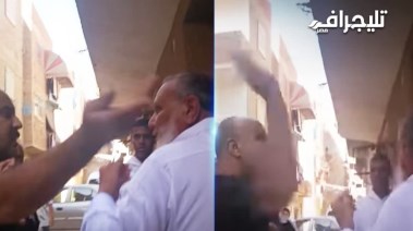 جانب من واقعة التعدي على مسن بالسويس جانب من واقعة التعدي على مسن بالسويس