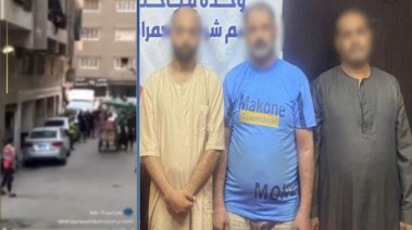 المتهمون وجانب من الواقعة